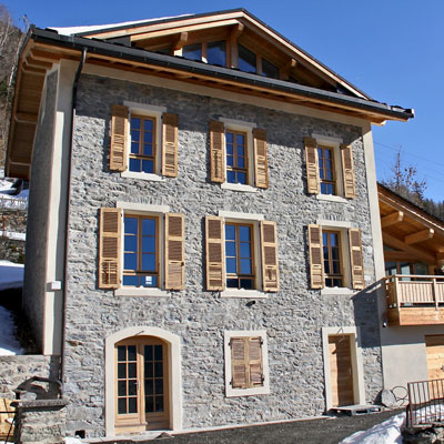 Rénovation maison village La Masure
